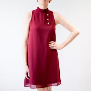 Camilyn Beth Jude Dress in Burgundy